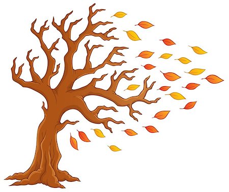 simsearch:400-07052410,k - Autumn tree theme image 1 - eps10 vector illustration. Stockbilder - Microstock & Abonnement, Bildnummer: 400-07052384
