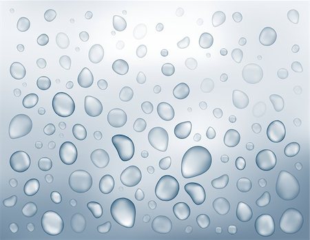 simsearch:400-06639488,k - Water drops theme image 2 - eps10 vector illustration. Photographie de stock - Aubaine LD & Abonnement, Code: 400-07052424