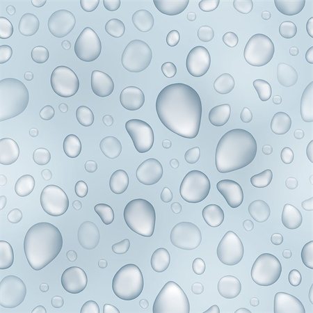 Water drops seamless background 2 - eps10 vector illustration. Stock Photo - Budget Royalty-Free & Subscription, Code: 400-07052421