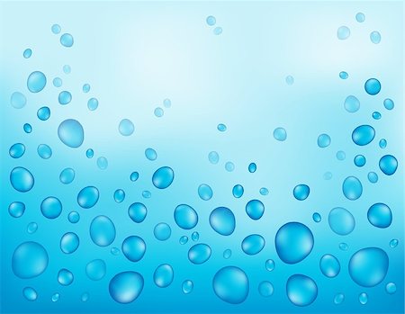 simsearch:400-06639488,k - Water drops theme image 1 - eps10 vector illustration. Photographie de stock - Aubaine LD & Abonnement, Code: 400-07052423