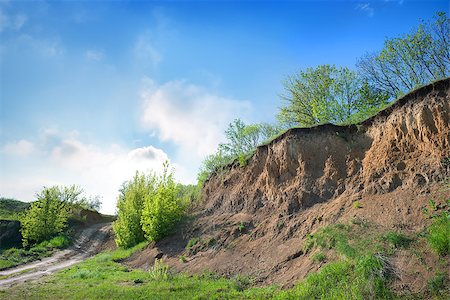 simsearch:400-06867510,k - Rural road throug a forest in the gorge Stock Photo - Budget Royalty-Free & Subscription, Code: 400-07053042