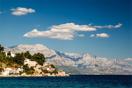 simsearch:400-07040947,k - Beautiful Adriatic Beach and Lagoon with Blue Water near Split, Croatia Photographie de stock - Aubaine LD & Abonnement, Code: 400-07053277