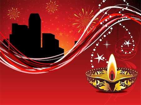 simsearch:400-05371902,k - colorful diwali template Vector Illustration Stock Photo - Budget Royalty-Free & Subscription, Code: 400-07061655