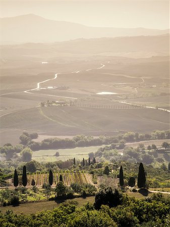 simsearch:400-07296321,k - An image of a Tuscany landscape in Italy Foto de stock - Super Valor sin royalties y Suscripción, Código: 400-07061730
