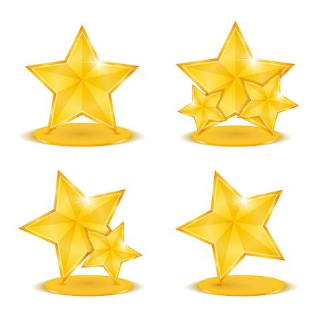 simsearch:400-07052920,k - Golden stars, vector eps10 illustration Foto de stock - Super Valor sin royalties y Suscripción, Código: 400-07062106