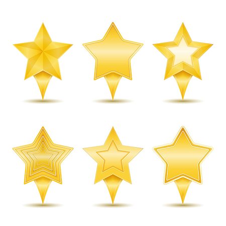 star background banners - Set of icons of stars, vector eps10 illustration Stock Photo - Budget Royalty-Free & Subscription, Code: 400-07062153