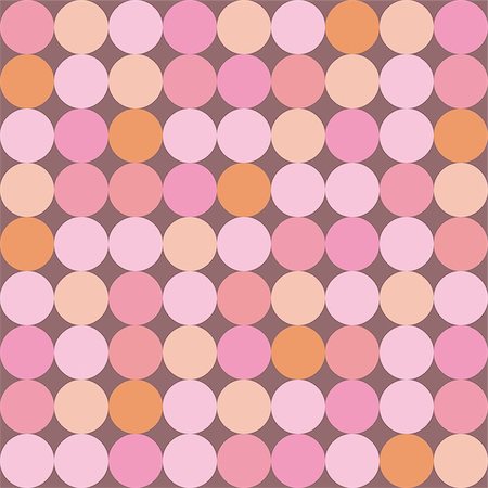 simsearch:400-07428310,k - Seamless vector pattern or background with huge colorful dots on dark pink background. Retro design element for desktop wallpapers, invitation, blog, web design or wedding card Stock Photo - Budget Royalty-Free & Subscription, Code: 400-07062441