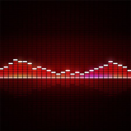 music equalizer background for active dance events Stock Photo - Budget Royalty-Free & Subscription, Code: 400-07086861