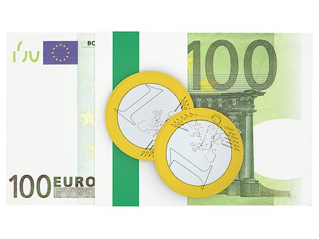 simsearch:400-07087821,k - Pile of Euro banknotes with couple of coins, symbol of Euro currency Stock Photo - Budget Royalty-Free & Subscription, Code: 400-07087821