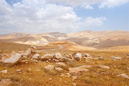 simsearch:400-06329190,k - Meandering Road in Sand Hills of Samaria, Israel Stock Photo - Budget Royalty-Free & Subscription, Code: 400-07087920