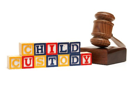 A group of isolated objects in regards to the concept of child custody. Photographie de stock - Aubaine LD & Abonnement, Code: 400-07088147