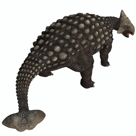 simsearch:400-07039388,k - A huge armored dinosaur, Ankylosaurus was a herbivore from the Cretaceous Era. Stockbilder - Microstock & Abonnement, Bildnummer: 400-07088806