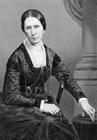 Angela Burdett-Coutts, 1st Baroness Burdett-Coutts (1814-1906) on engraving from 1874. Engraved by J.Wilson and published in "The Masterpiece Library of Short Stories'',USA,1874. Foto de stock - Super Valor sin royalties y Suscripción, Código: 400-07089103