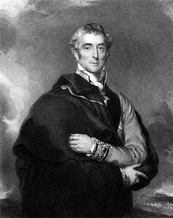 Arthur Wellesley, 1st Duke of Wellington (1769-1852) on engraving from 1834. British soldier and statesman. Engraved by H.T.Ryall and published in ''Portraits of Illustrious Personages of Great Britain'',UK,1834. Stock Photo - Budget Royalty-Free & Subscription, Code: 400-07089123