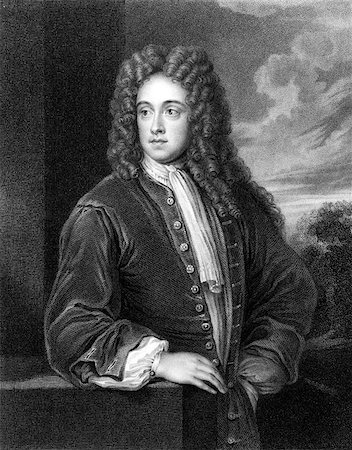 simsearch:400-07111313,k - Charles Talbot, 1st Duke of Shrewsbury (1660-1718) on engraving from 1830. English statesman. Engraved by J.Cochran and published in ''Portraits of Illustrious Personages of Great Britain'',UK,1830. Stock Photo - Budget Royalty-Free & Subscription, Code: 400-07089131