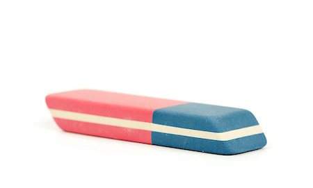 rubber eraser isolated on white Photographie de stock - Aubaine LD & Abonnement, Code: 400-07094077