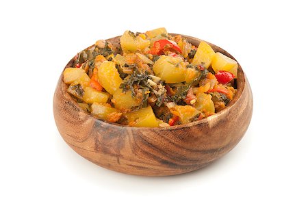 simsearch:400-07479107,k - ragout of zucchini in a wood bowl Stock Photo - Budget Royalty-Free & Subscription, Code: 400-07094096