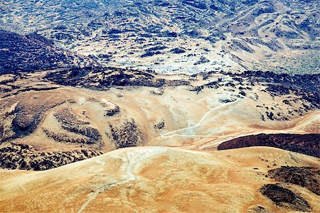 Pico Viejo crater in El Teide National Park, Tenerife, Spain Stock Photo - Budget Royalty-Free & Subscription, Code: 400-07094234