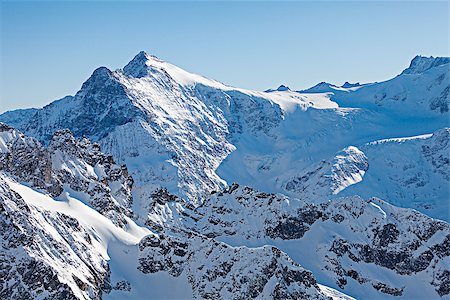 simsearch:400-04340230,k - Beautiful view over mountains in the Swiss Alps. Titlis, Switzerland. Photographie de stock - Aubaine LD & Abonnement, Code: 400-07094937