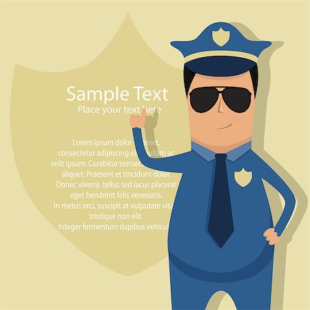 simsearch:400-08262697,k - Vector pattern for police announcement Stockbilder - Microstock & Abonnement, Bildnummer: 400-07095295