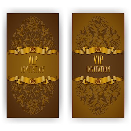 simsearch:400-07408048,k - Elegant template luxury invitation, card with lace ornament, place for text. Floral elements, ornate background. Vector illustration EPS 10. Stockbilder - Microstock & Abonnement, Bildnummer: 400-07095789