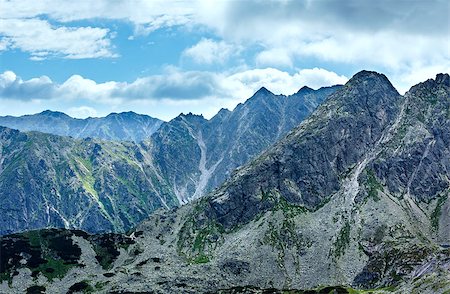 simsearch:400-06748383,k - Summer Tatra Mountain, Poland, view to Swinica mount Fotografie stock - Microstock e Abbonamento, Codice: 400-07096014
