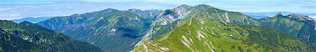 simsearch:400-06748383,k - Tatra Mountain, Poland, view from Kasprowy Wierch mount. Fotografie stock - Microstock e Abbonamento, Codice: 400-07096012