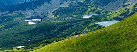 simsearch:400-06748383,k - Tatra Mountain, Poland, view to Valley Gasienicowa  and group of glacial lakes Fotografie stock - Microstock e Abbonamento, Codice: 400-07096021