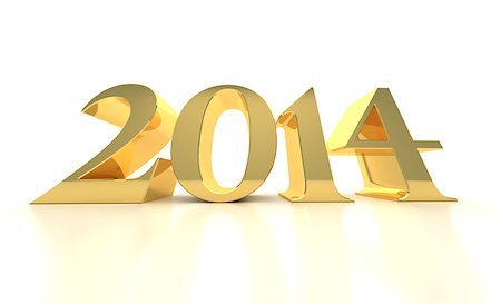 New Year 2014 Foto de stock - Royalty-Free Super Valor e Assinatura, Número: 400-07096245