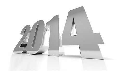 New Year 2014 Foto de stock - Royalty-Free Super Valor e Assinatura, Número: 400-07096248