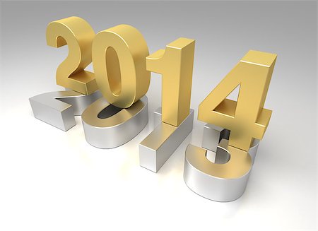 New Year 2014 Foto de stock - Royalty-Free Super Valor e Assinatura, Número: 400-07096240