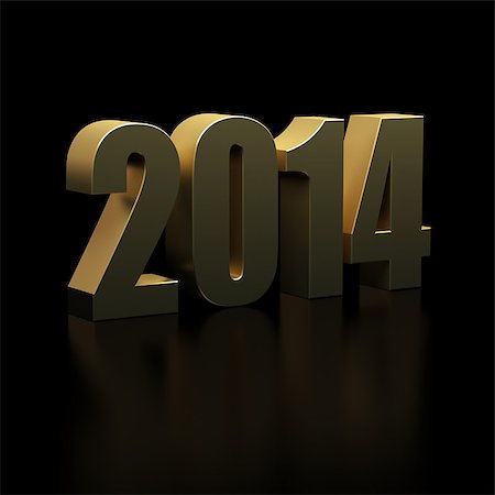 New Year 2014 Foto de stock - Royalty-Free Super Valor e Assinatura, Número: 400-07096250