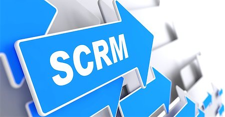 simsearch:400-04892217,k - SCRM. Information Technology Concept. Blue Arrow with "SCRM" slogan on a grey background. 3D Render. Stock Photo - Budget Royalty-Free & Subscription, Code: 400-07096437