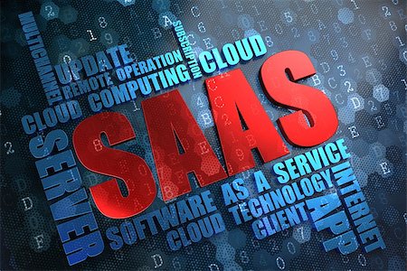 simsearch:400-06357035,k - SAAS - Wordcloud Concept. The Word in Red Color, Surrounded by a Cloud of Blue Words. Stock Photo - Budget Royalty-Free & Subscription, Code: 400-07096441