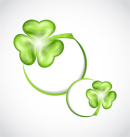 simsearch:400-06569678,k - Illustration shamrock bubbles for Saint Patrick day - vector Stock Photo - Budget Royalty-Free & Subscription, Code: 400-07096797