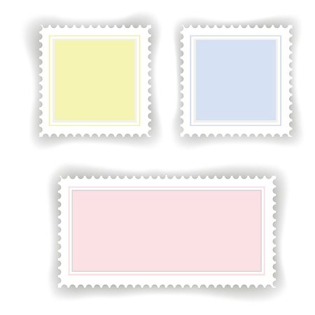 simsearch:400-09098455,k - colorful illustration with postage  stamps for your design Stockbilder - Microstock & Abonnement, Bildnummer: 400-07097156