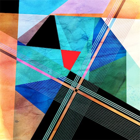 dirt smear - bright colorful abstract background with geometric elements Foto de stock - Super Valor sin royalties y Suscripción, Código: 400-07097263