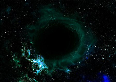 Star field in space, a nebulae and a gas congestion Fotografie stock - Microstock e Abbonamento, Codice: 400-07097486