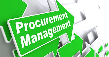 simsearch:400-08772702,k - Procurement Management - Business Concept. Green Arrow with "Procurement Management" Slogan on a Grey Background. 3D Render. Stock Photo - Budget Royalty-Free & Subscription, Code: 400-07098055