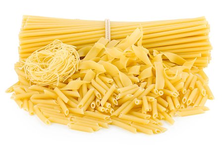 simsearch:400-06796271,k - Pasta. Isolated on white background Stock Photo - Budget Royalty-Free & Subscription, Code: 400-07098581