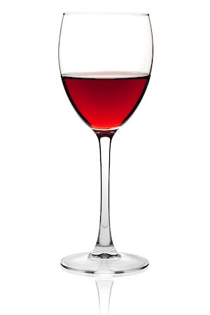 simsearch:400-04538167,k - Wine collection - Red wine in a glass. Isolated on white background Photographie de stock - Aubaine LD & Abonnement, Code: 400-07098595