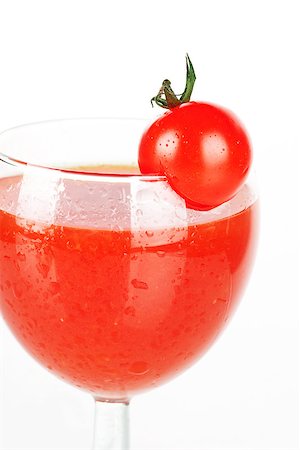 Fresh tomato juice with tomatos Stock Photo - Budget Royalty-Free & Subscription, Code: 400-07099172