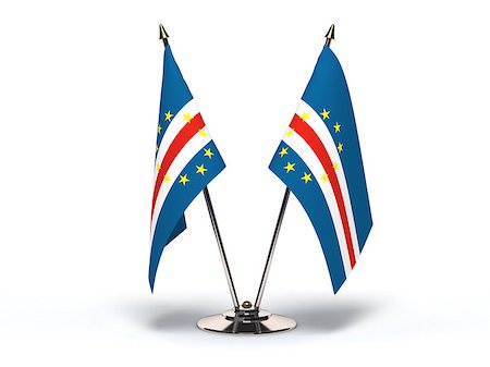 simsearch:400-06395631,k - Miniature Flag of Cape Verde (Isolated with clipping path) Photographie de stock - Aubaine LD & Abonnement, Code: 400-07099285