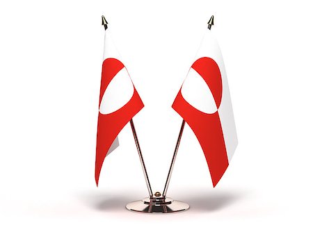 simsearch:400-07294159,k - Miniature Flag of Greenland (Isolated with clipping path) Stock Photo - Budget Royalty-Free & Subscription, Code: 400-07099286
