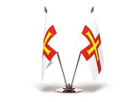 simsearch:400-07294159,k - Miniature Flag of Guernsey (Isolated with clipping path) Stock Photo - Budget Royalty-Free & Subscription, Code: 400-07099287