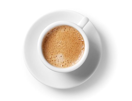 simsearch:400-07477800,k - Coffee collection - Espresso Cup. Isolated on white background Fotografie stock - Microstock e Abbonamento, Codice: 400-07090589