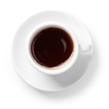 simsearch:400-07477800,k - Coffee collection - Cup of black coffee. Isolated on white background Fotografie stock - Microstock e Abbonamento, Codice: 400-07090591