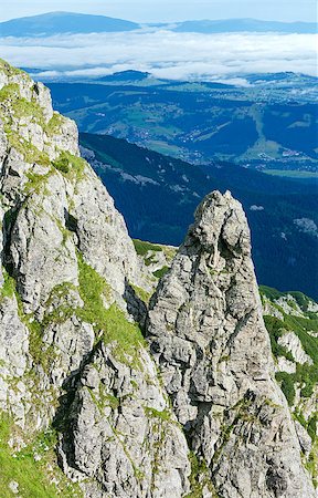 simsearch:400-06748383,k - Tatra Mountain, Poland, view from Kasprowy Wierch mount Stock Photo - Budget Royalty-Free & Subscription, Code: 400-07090776