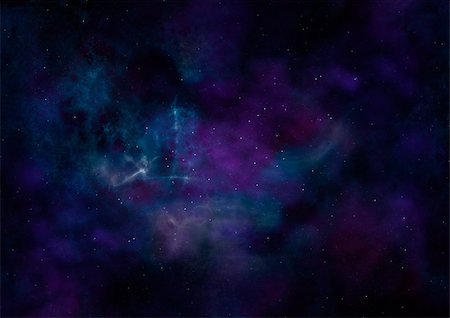 Star field in space, a nebulae and a gas congestion Stock Photo - Budget Royalty-Free & Subscription, Code: 400-07091103