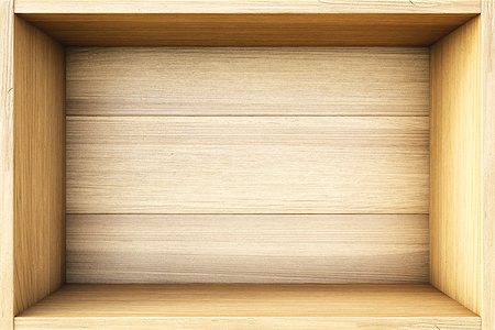 simsearch:400-08919670,k - empty wooden box. Fotografie stock - Microstock e Abbonamento, Codice: 400-07091384